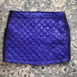 Ragged Mountain Quilted Skirt Sz XL in Bright Periwinkle